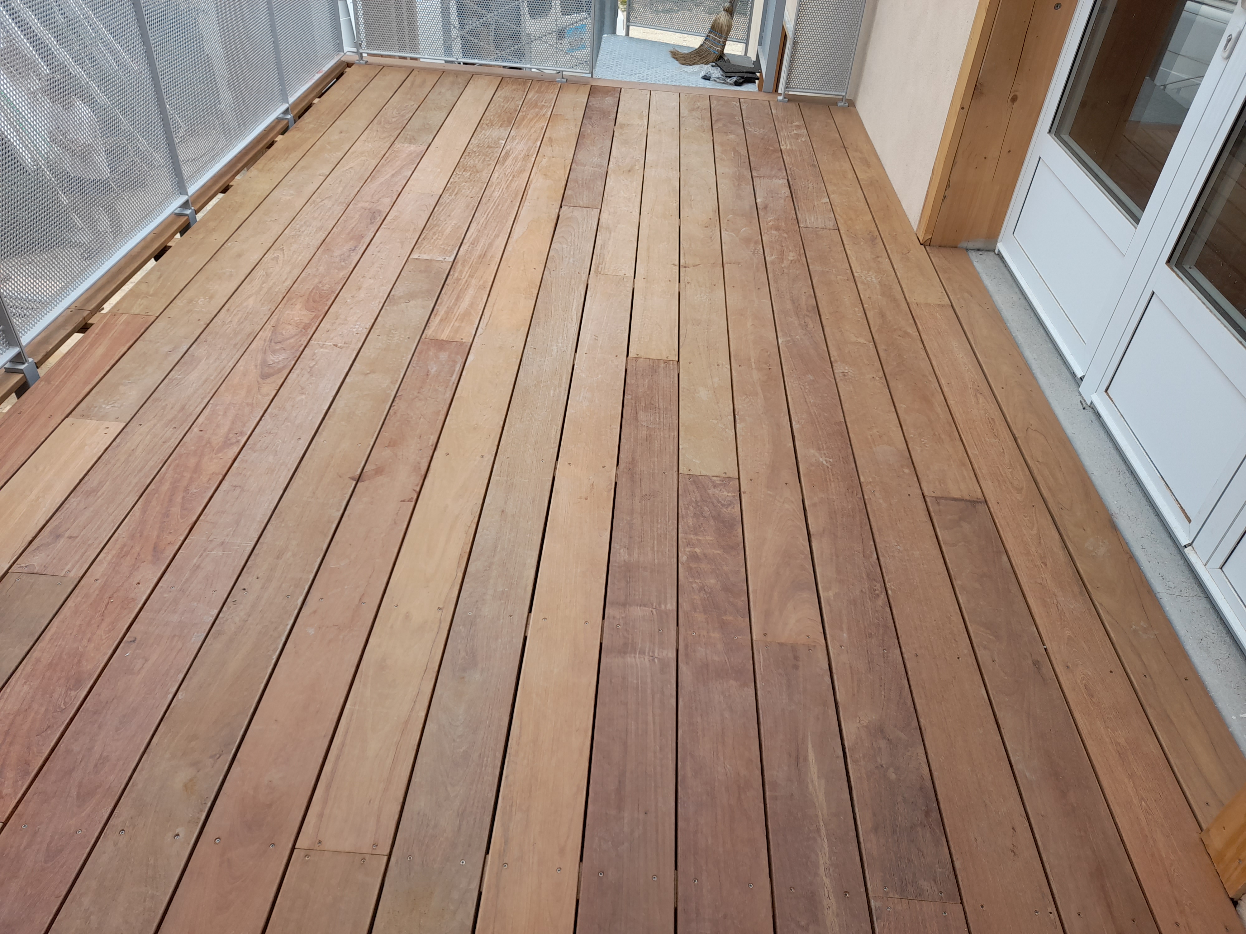 Image du plancher bois ipé terminé